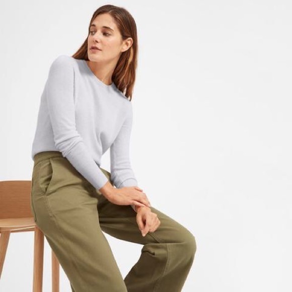 Everlane Sweaters - Everlane The Cashmere Crew XS Pale Lavender